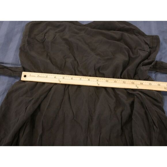 Elings Black V-Neck Sleeveless Split-Hem Jumpsuit S - Picture 9 of 12